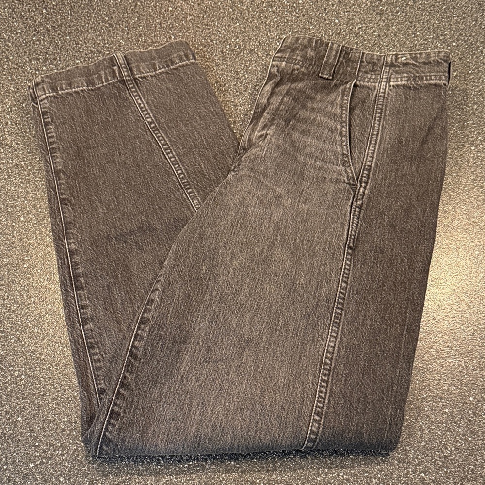 NWT Madewell Women's Tapered Denim Gray Jeans - size 27